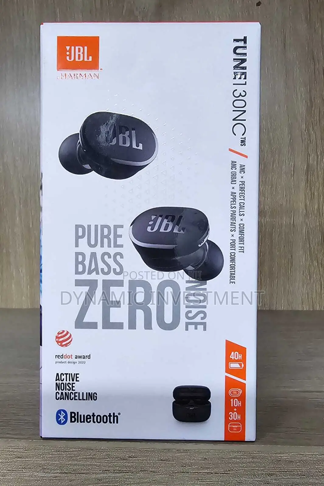 JBL Tune 130NC TWS Active Noise-Cancelling Wireless Earbuds