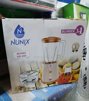 Nunix Blender Ak-444 With Chopper and 2ltrs Unbreakable Jug