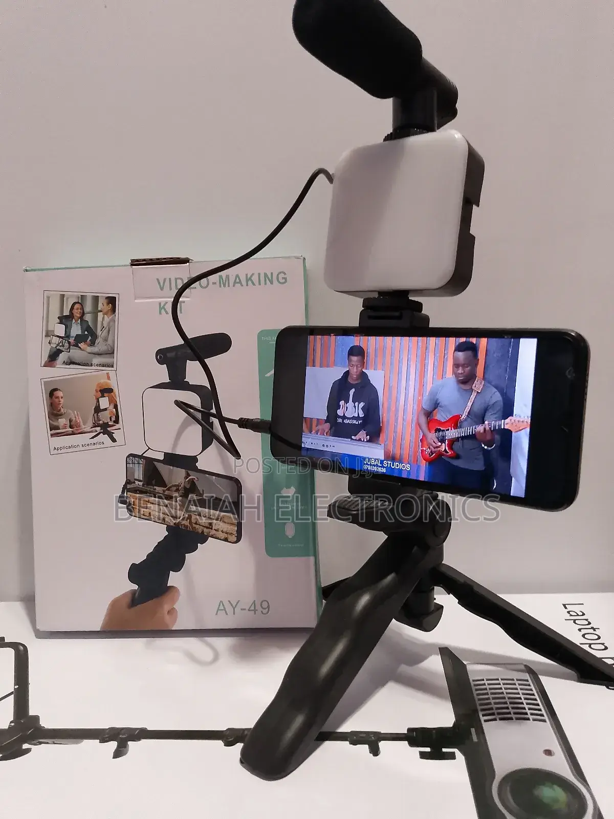 Vlogging Kit.Flexible Vlogging Kit for Smart Phone