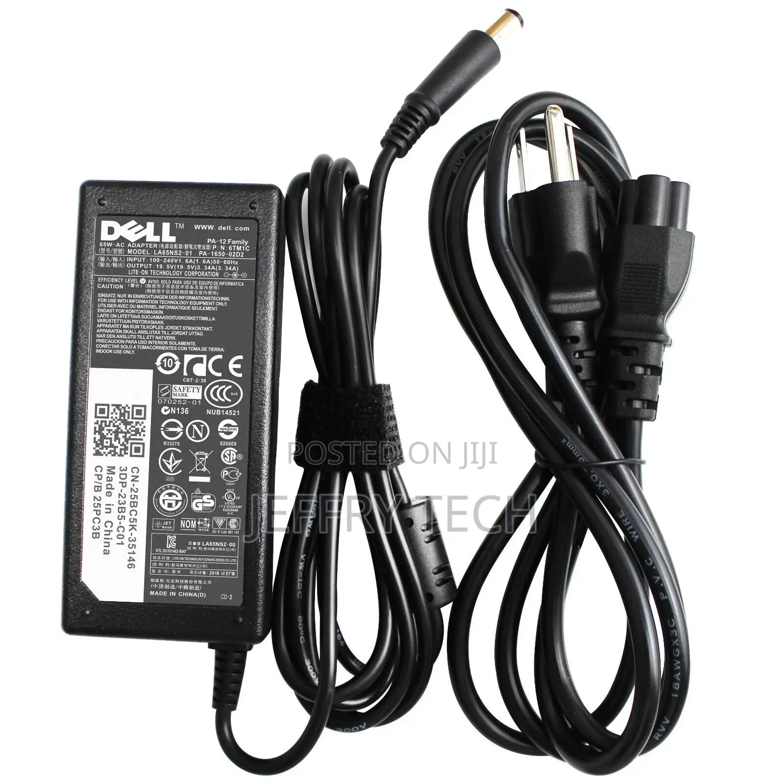 Laptop Charger Inspiron 15R 5537 17R 5720 HA65NM130 DA65NM13