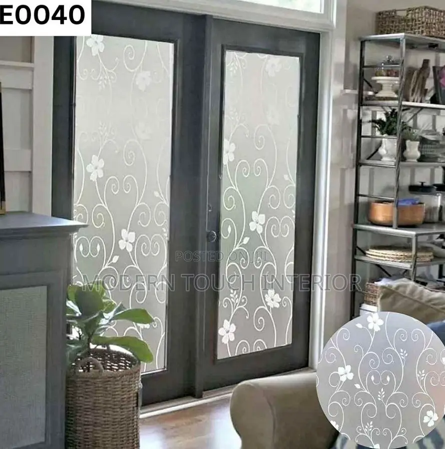 Frosted Window Film- Block Visibility