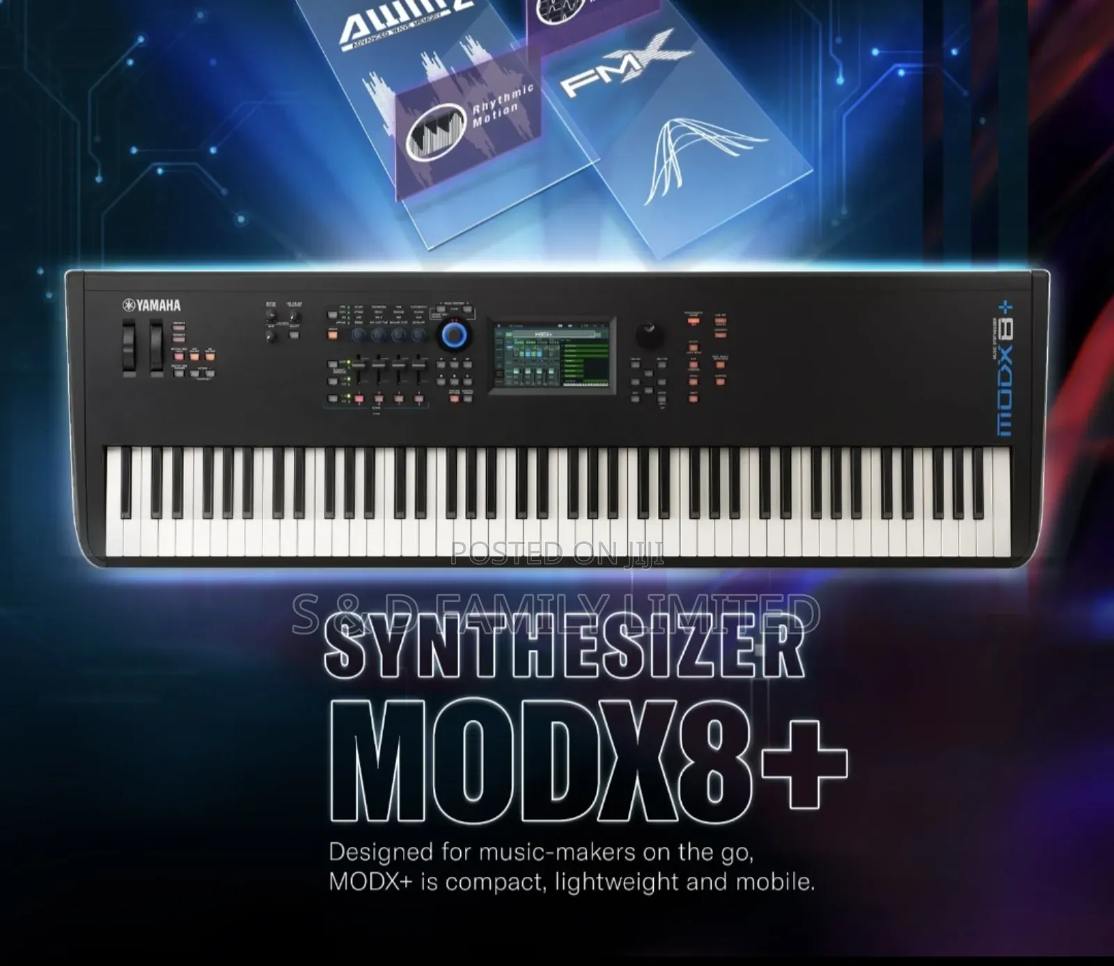 Yamaha Modx8+ Sythensizer Keyboard