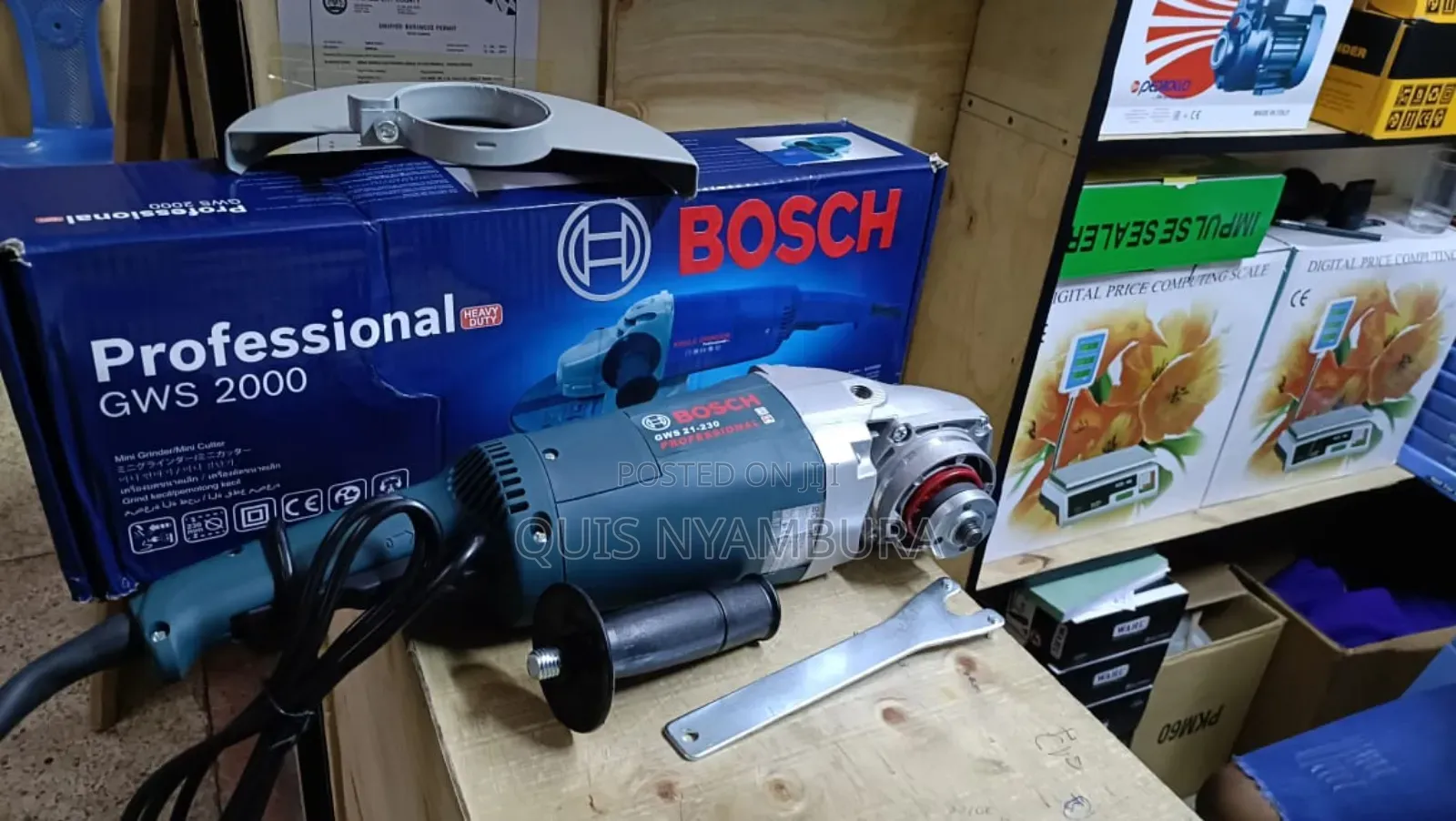 9" Bosch Grinder, Angle Grinder