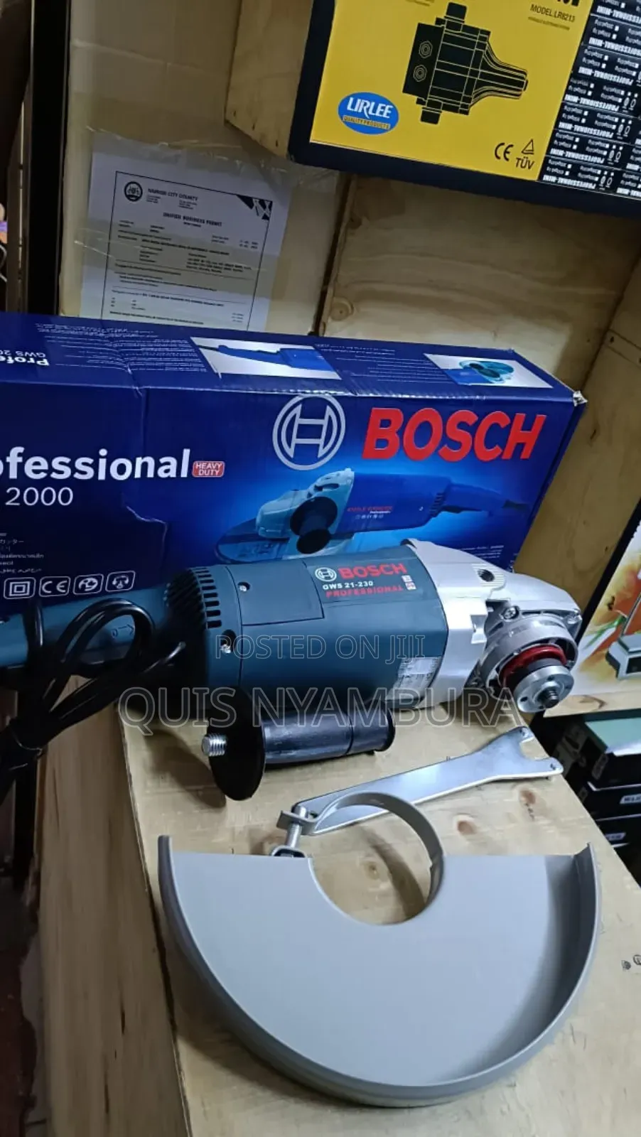 9" Bosch Grinder, Angle Grinder
