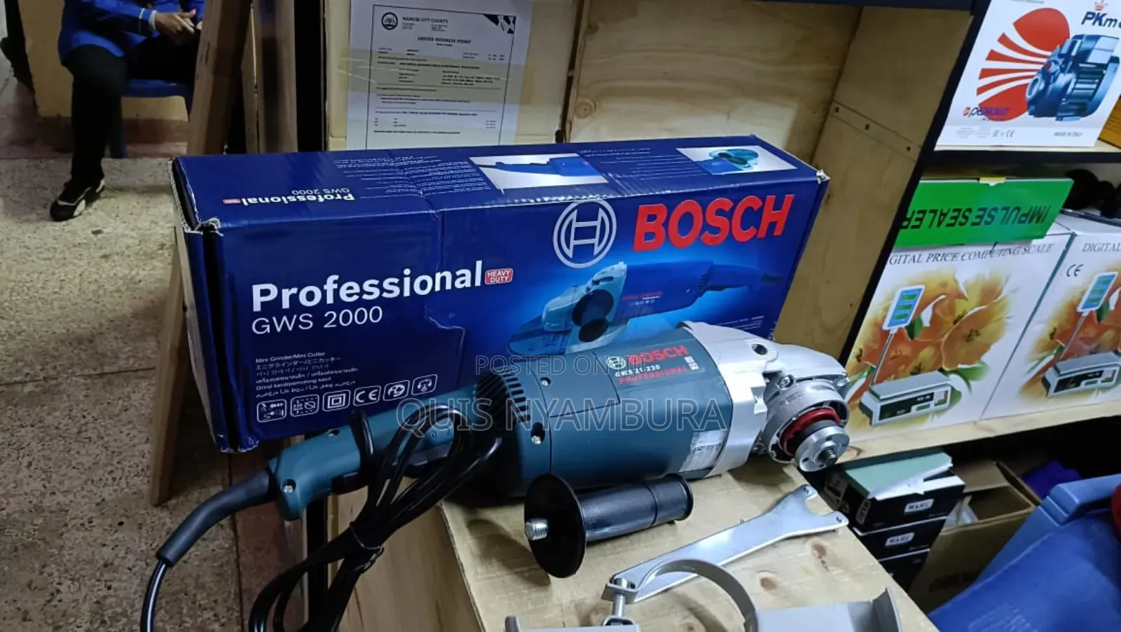 Quality Bosch Grinder, Angle Grinder.
