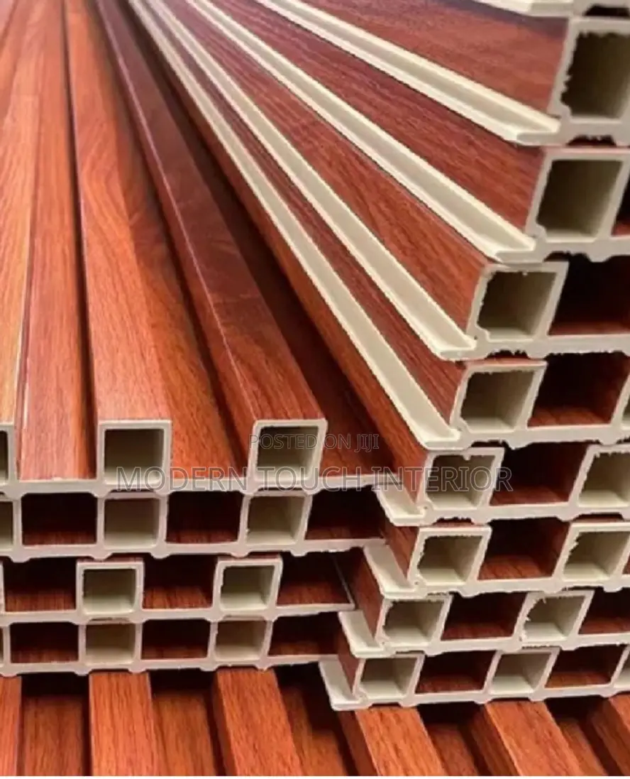 Mahogany WPC Fluted Wall Panels