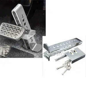 8 Holes Adjustable Auto Stainless New Brake Pedal Lock**