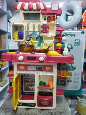 48 Pieces Spraying Kitchen Set for Kids