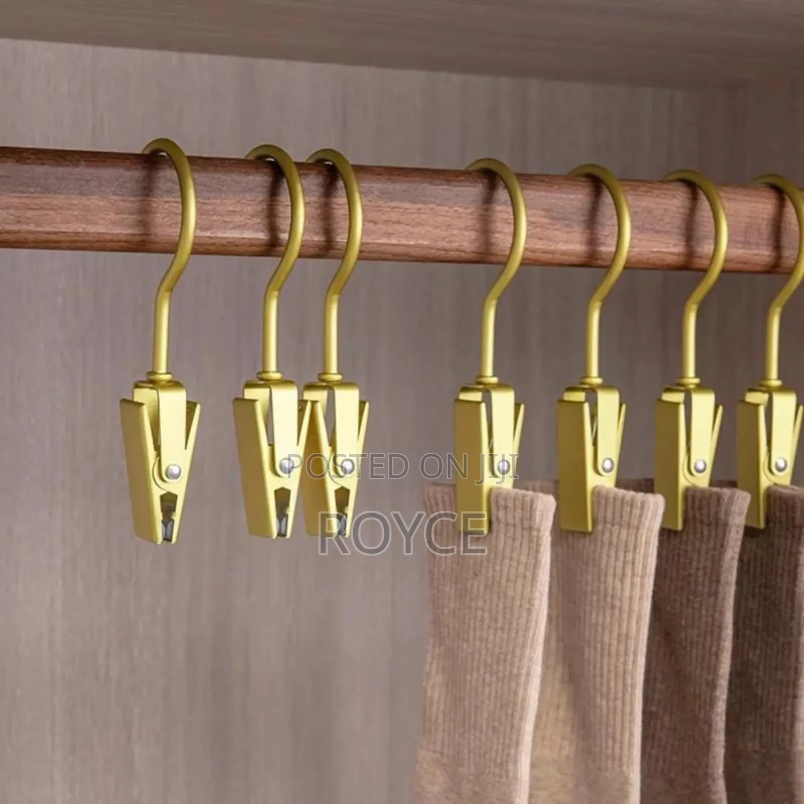 Multi-Purpose Hanging Hook Clips-5pcs