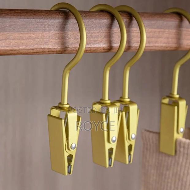Multi-Purpose Hanging Hook Clips-5pcs - thumbnail 3