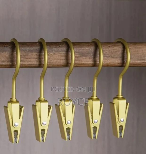 Multi-Purpose Hanging Hook Clips-5pcs - thumbnail 2