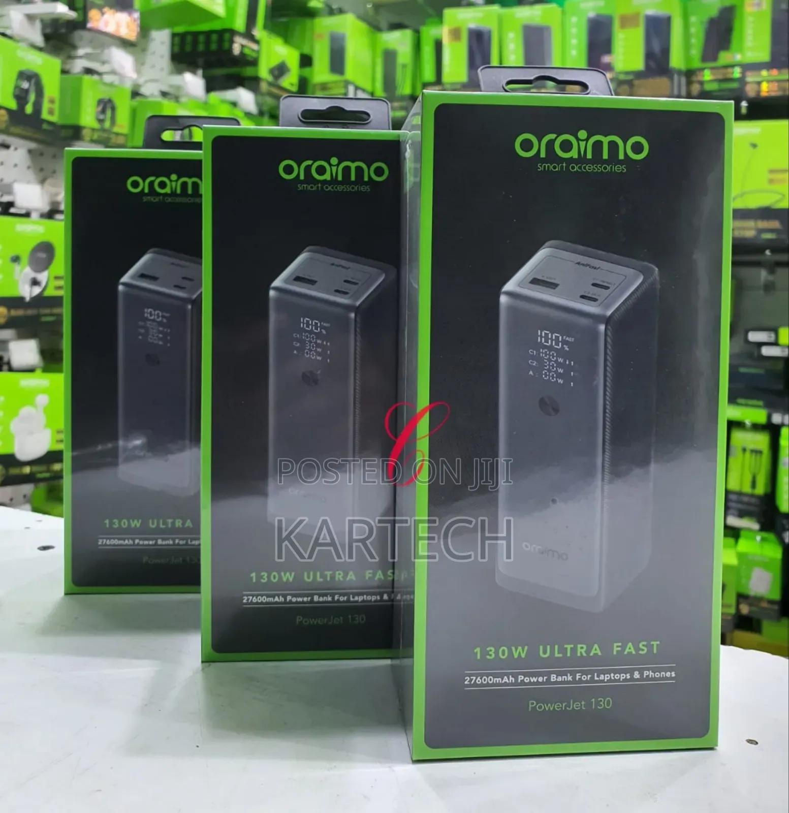 Oraimo Powerjet Opb-727sq 130w 27,600mah Power Bank
