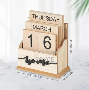 Vintage Retro Reusable Calender