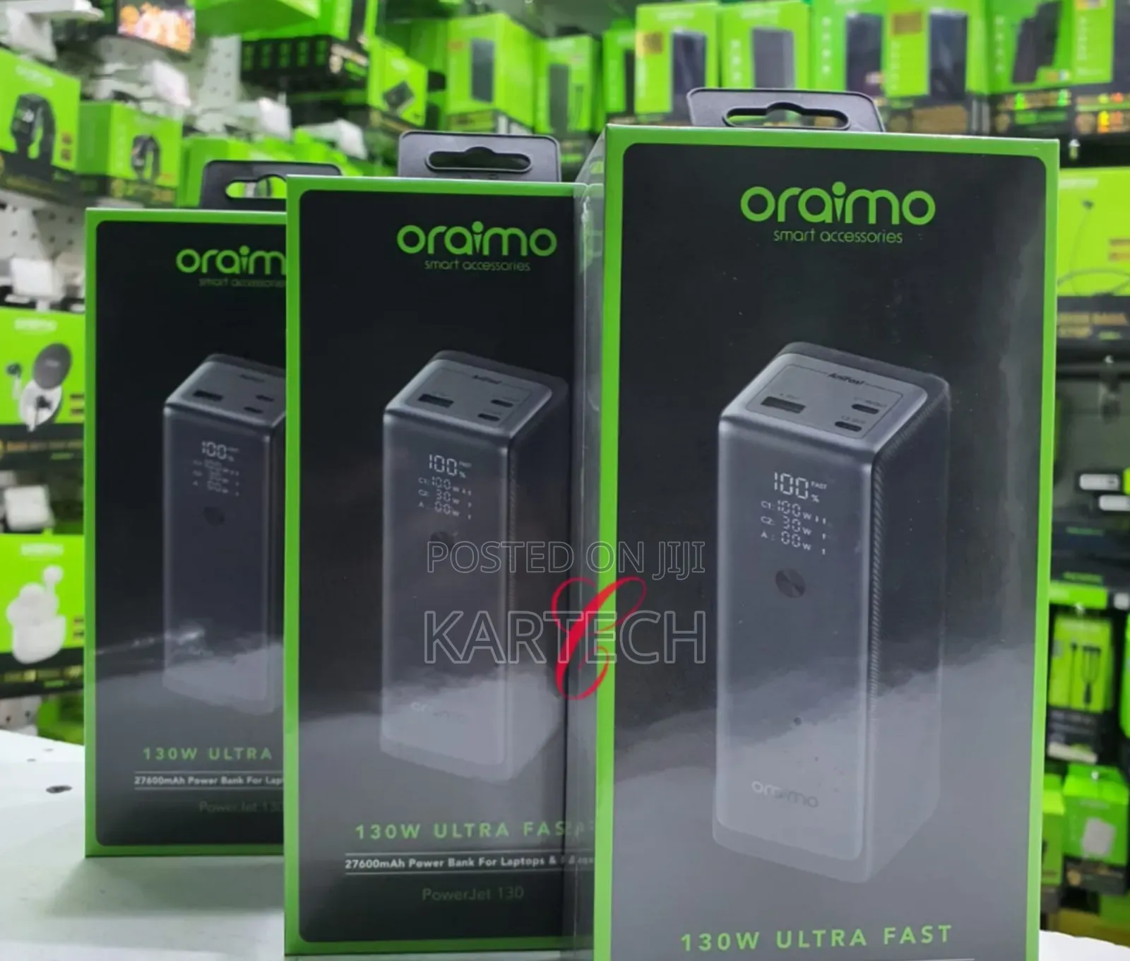 Oraimo Powerjet 27,600mah Power Bank for Laptops and Phones