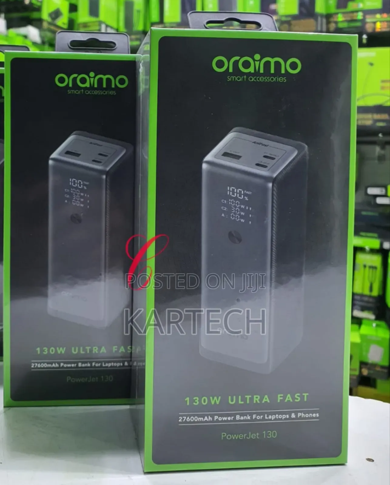 Oraimo Powerjet 27,600mah Power Bank for Laptops and Phones