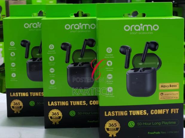 Oraimo Freepods Neo OTW-330S Earbuds Without Rubbers - main view