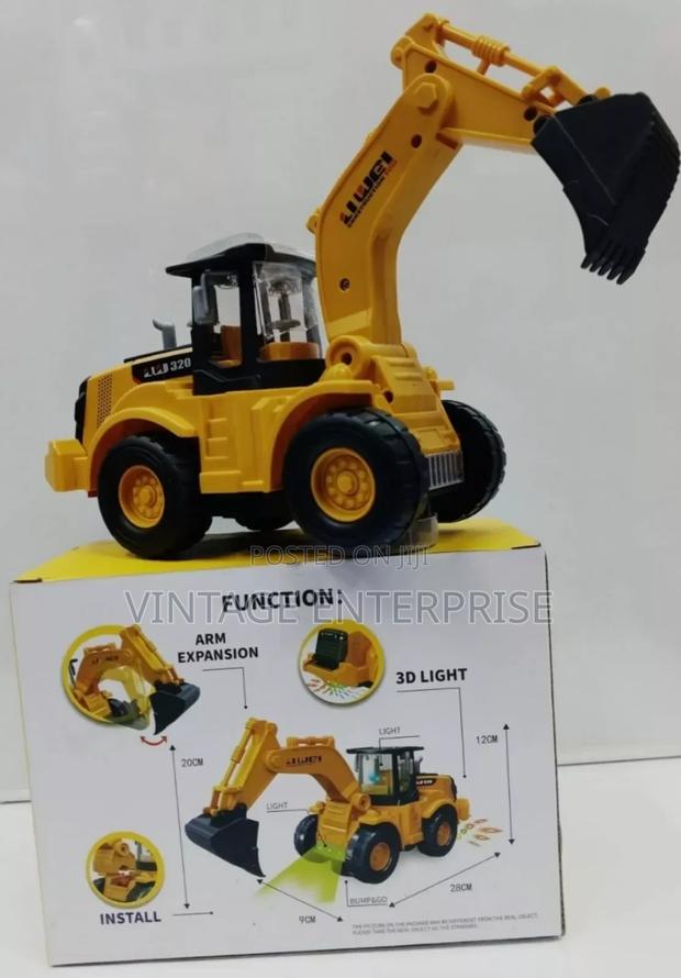 Excavator , Kids Excavator Playtoy . - main view