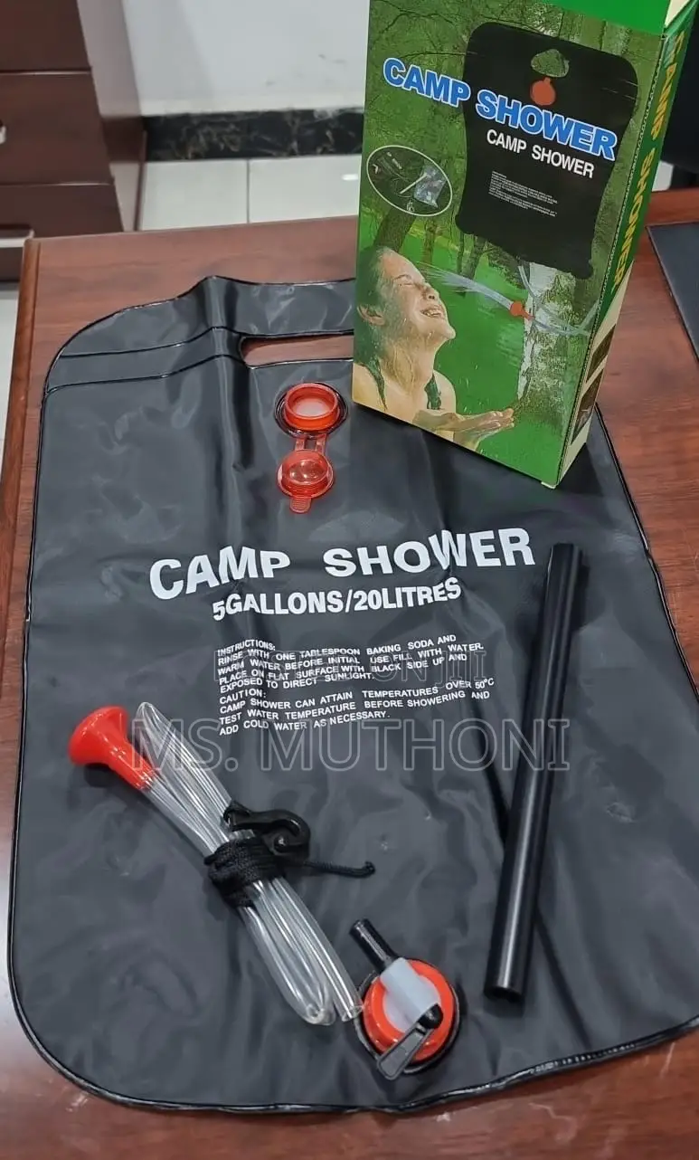 *20L Camp Shower Now Availablein Black Colour