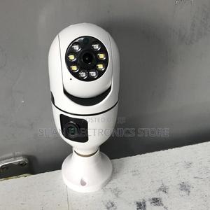 360 Degree Dual Lens CCTV Bulb Camera V380 2mp Wifi Bulb > - main view