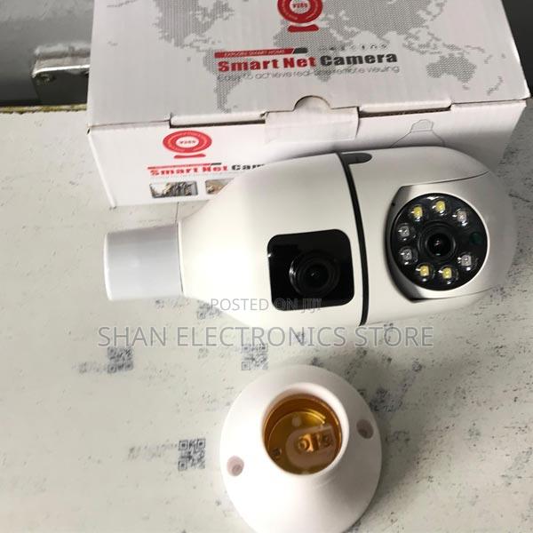 Dual Lens CCTV Bulb Camera Quality V380 PTZ Bulb Ip Camera