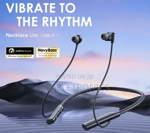 Oraimo Necklace Lite Call Vibration Wireless Earphone(Black)