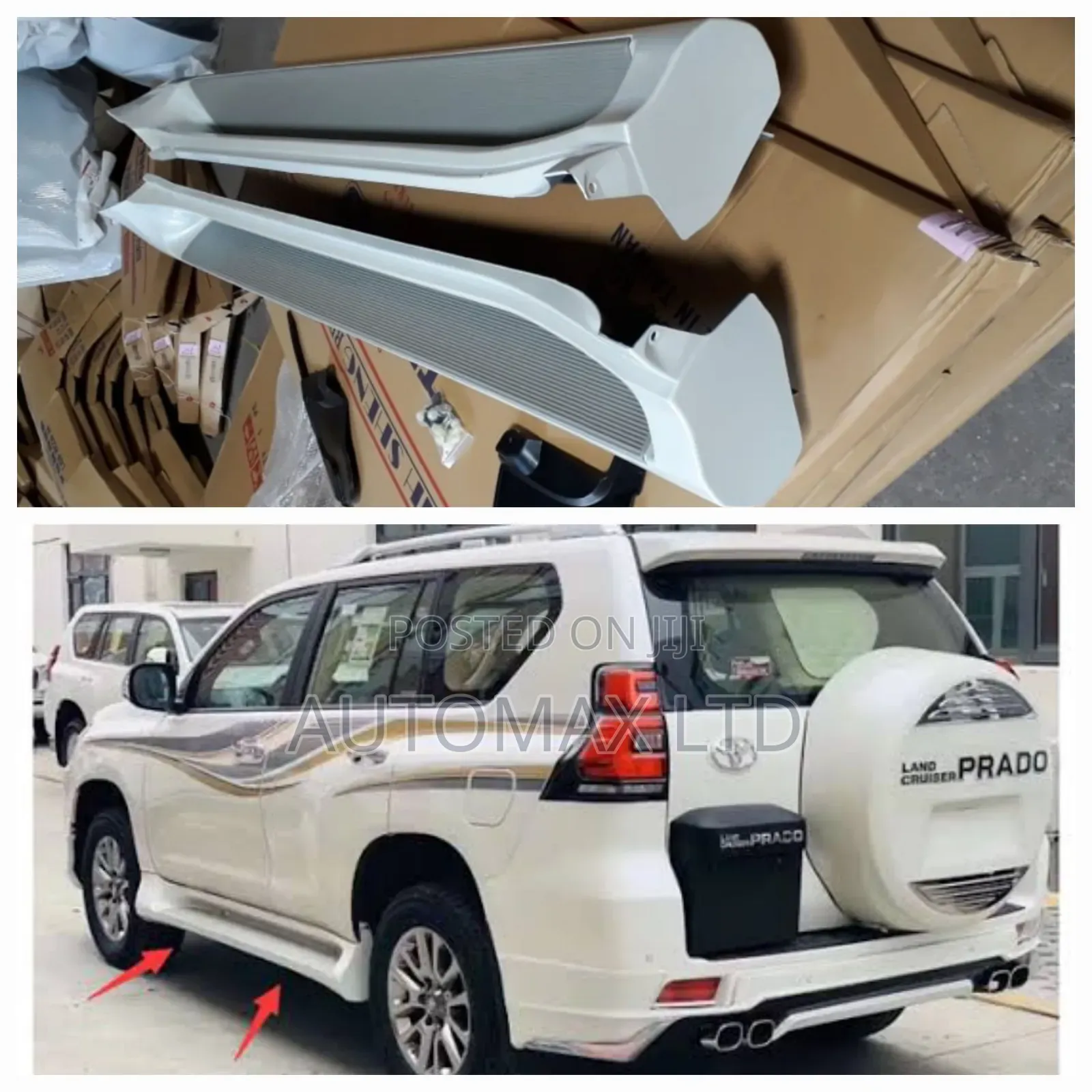Side Steps for Toyota Land Cruiser Prado, J150