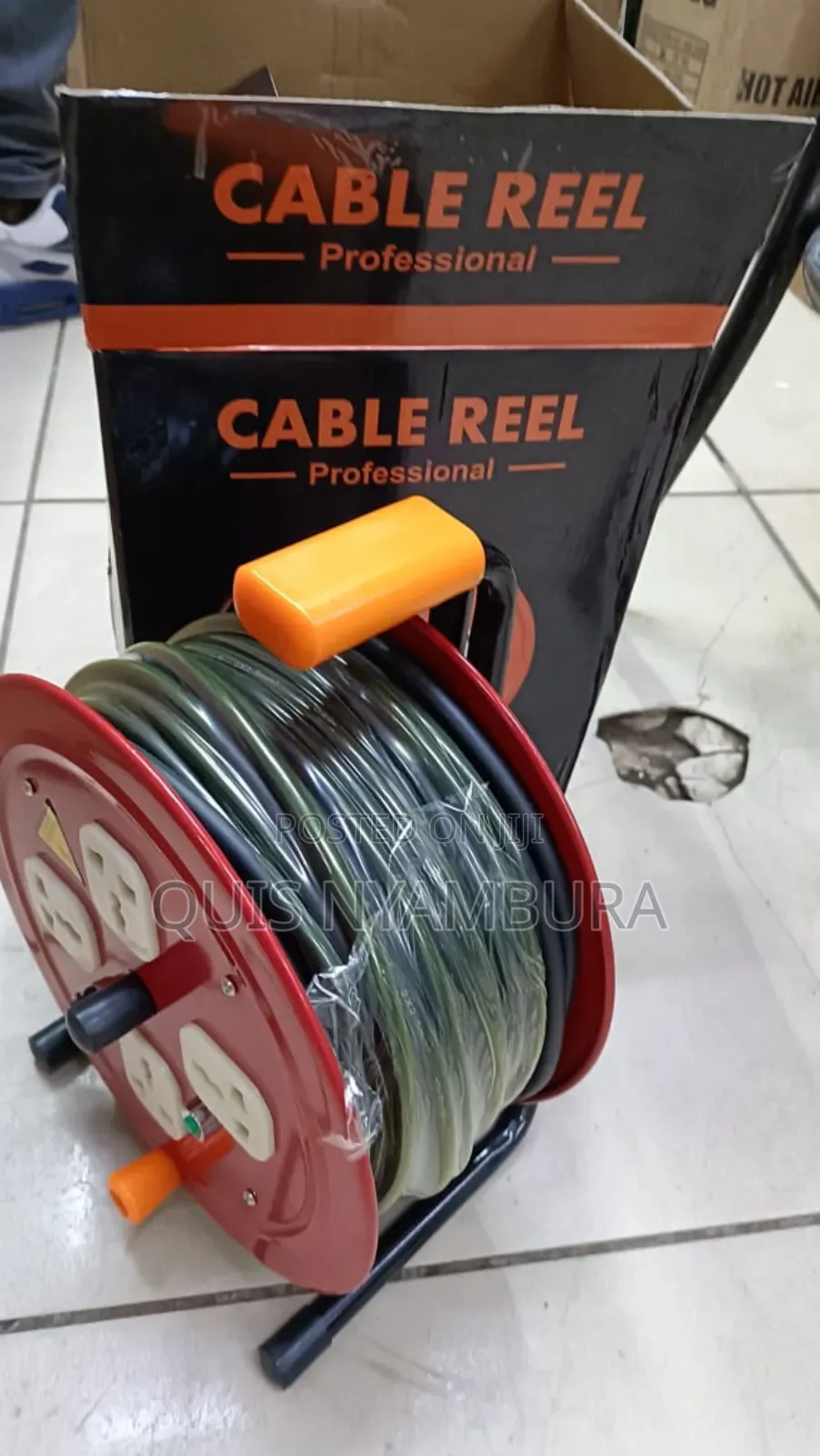 Cable Reel, Extension Cord 25m 2.5