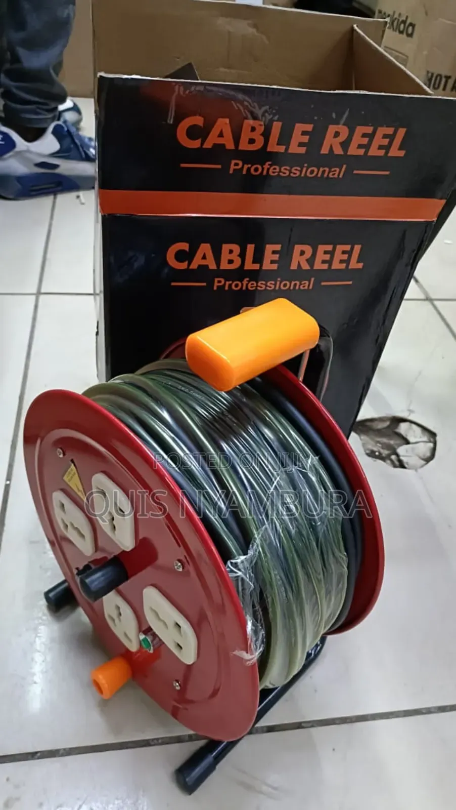 Cable Reel, Extension Cord 25m 2.5