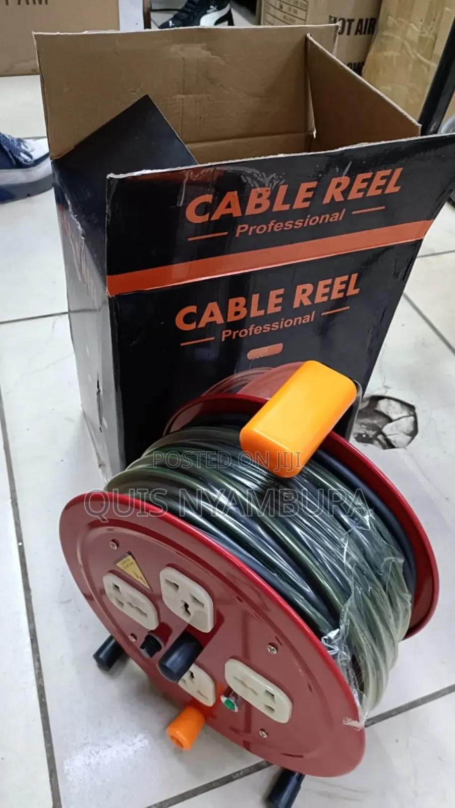 Cable Reel, Extension Cord 25m 2.5