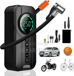 Car Cigar Lighter Powered Portable Smart Air Pump