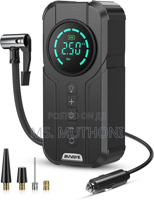 Car Cigar Lighter Powered Portable Smart Air Pump - thumbnail 3