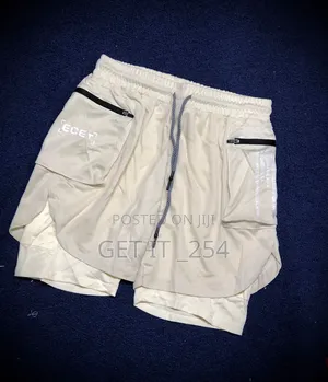 2 In 1 Breathable Gym Shorts