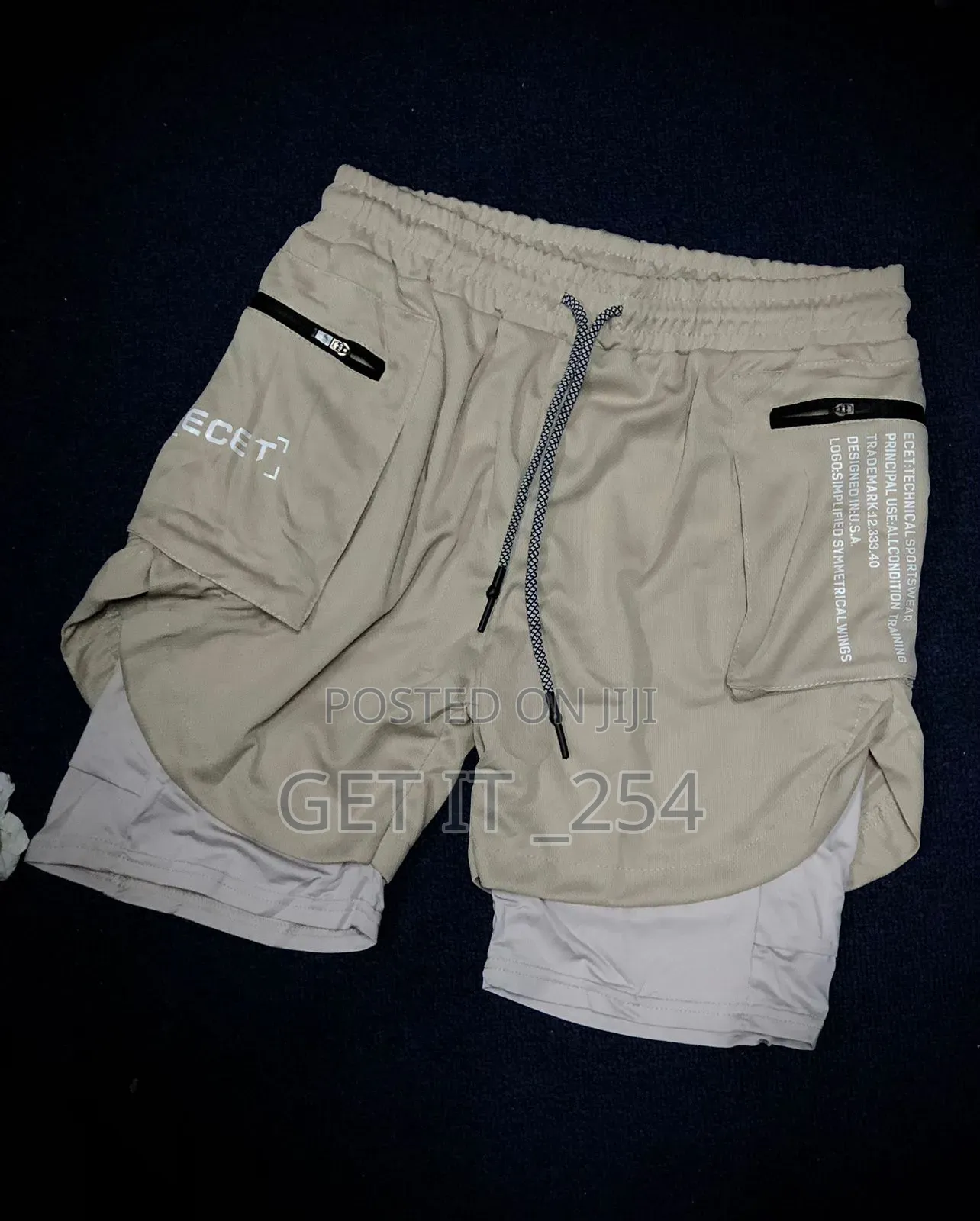 2 In 1 Breathable Gym Shorts