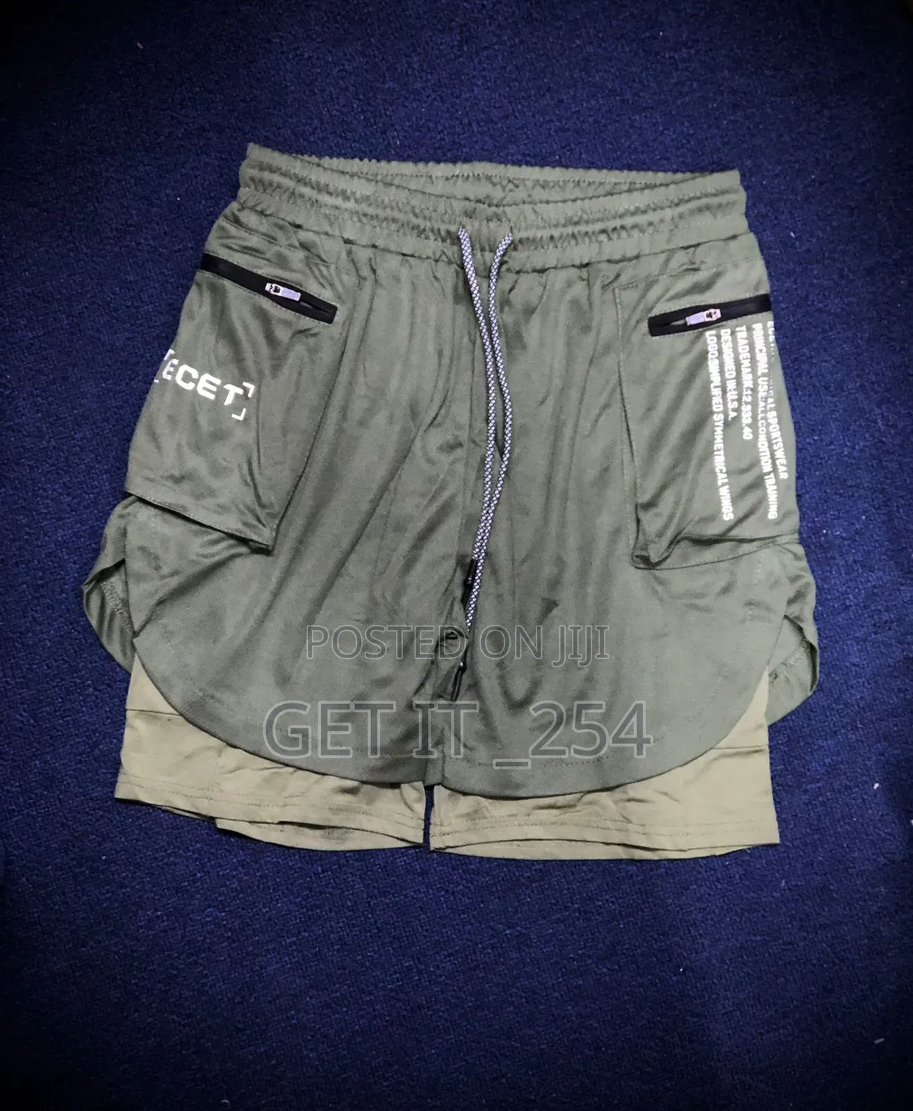 2 In 1 Breathable Gym Shorts