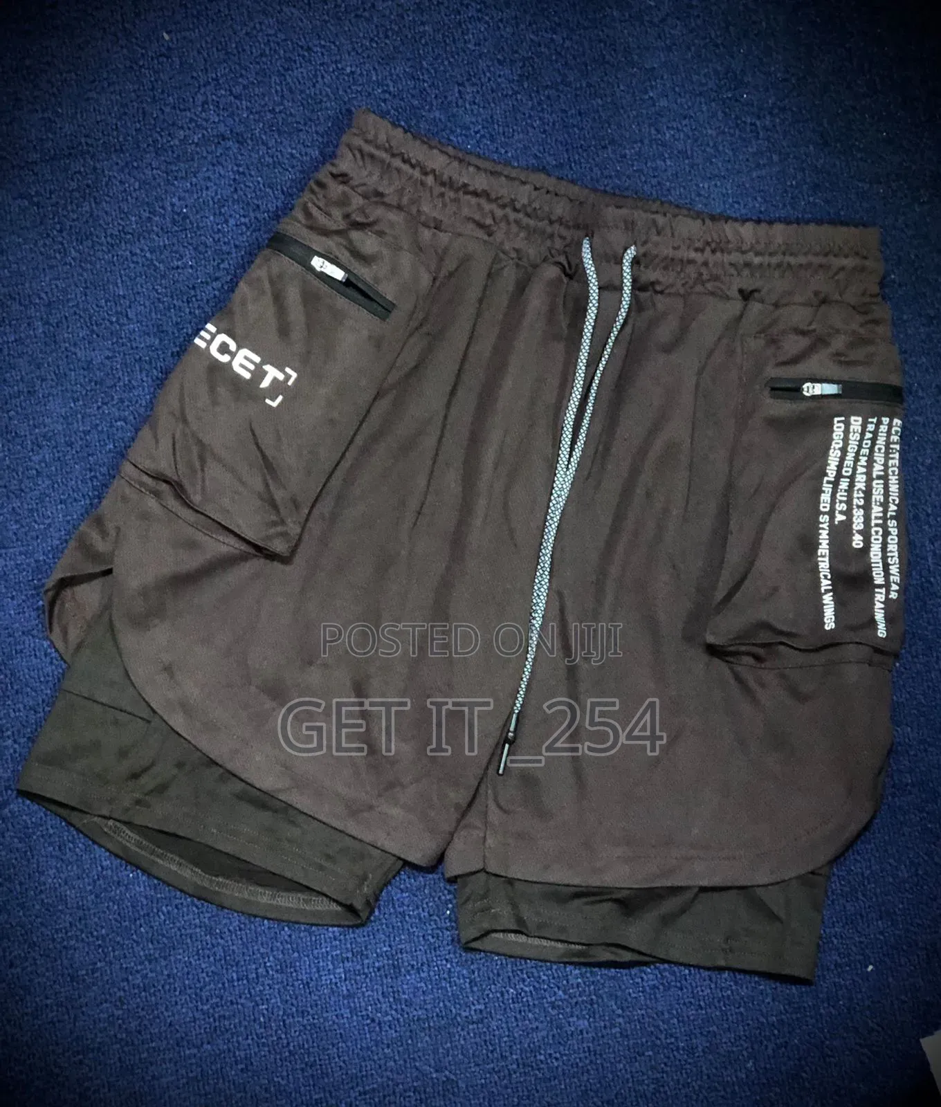 2 In 1 Breathable Gym Shorts