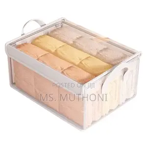 Thick Transparent Fabric Closet Organizer