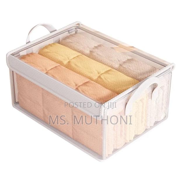 Thick Transparent Fabric Closet Organizer - thumbnail 2