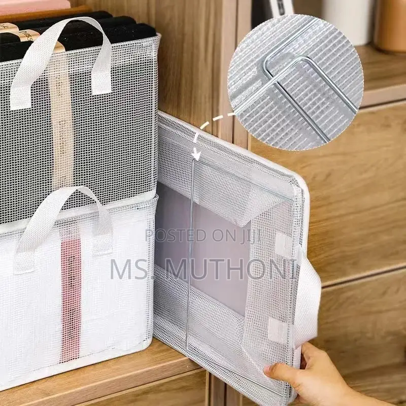 Thick Transparent Fabric Closet Organizer