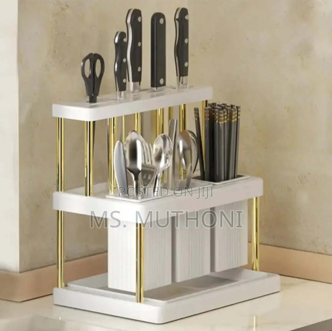 Knives N Chopstick Cage With 3 Spoon Slots
