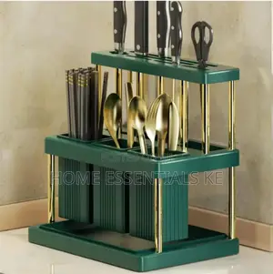 Knives N Chopstick Cage With 3 Spoon Slots