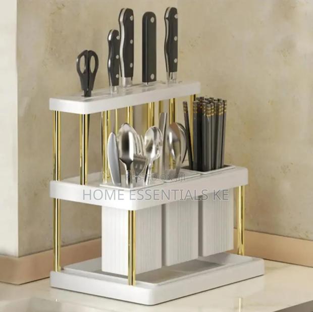 Knives N Chopstick Cage With 3 Spoon Slots - thumbnail 2