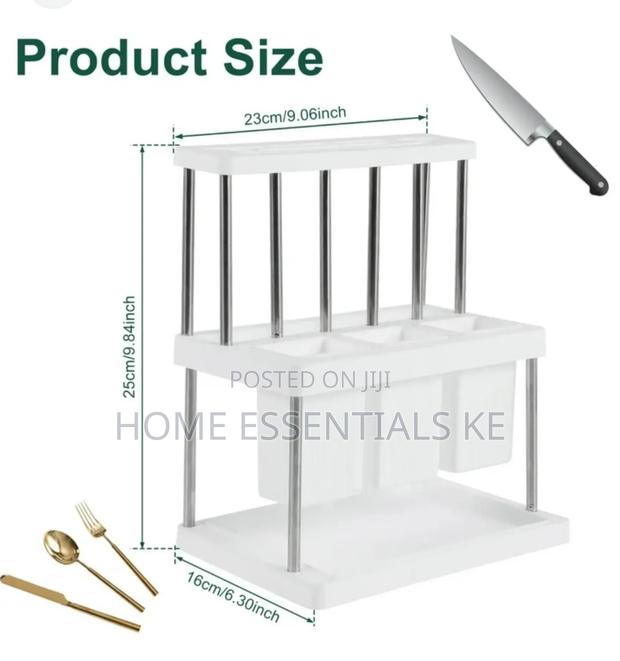 Knives N Chopstick Cage With 3 Spoon Slots - thumbnail 6