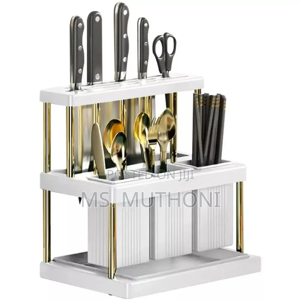 Knives N Chopstick Cage With 3 Spoon Slots