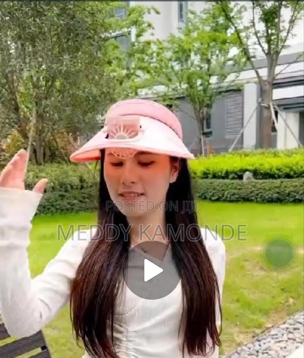 Sunny Visor Hat With Fan - main view