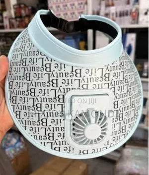 Sunny Visor Hat With Fan