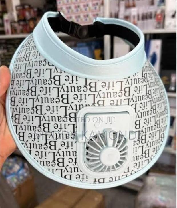 Sunny Visor Hat With Fan - thumbnail 2