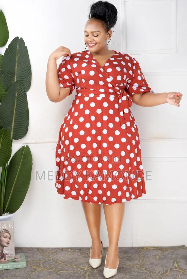 Designer Polka Dot Skater Dresses - thumbnail 2