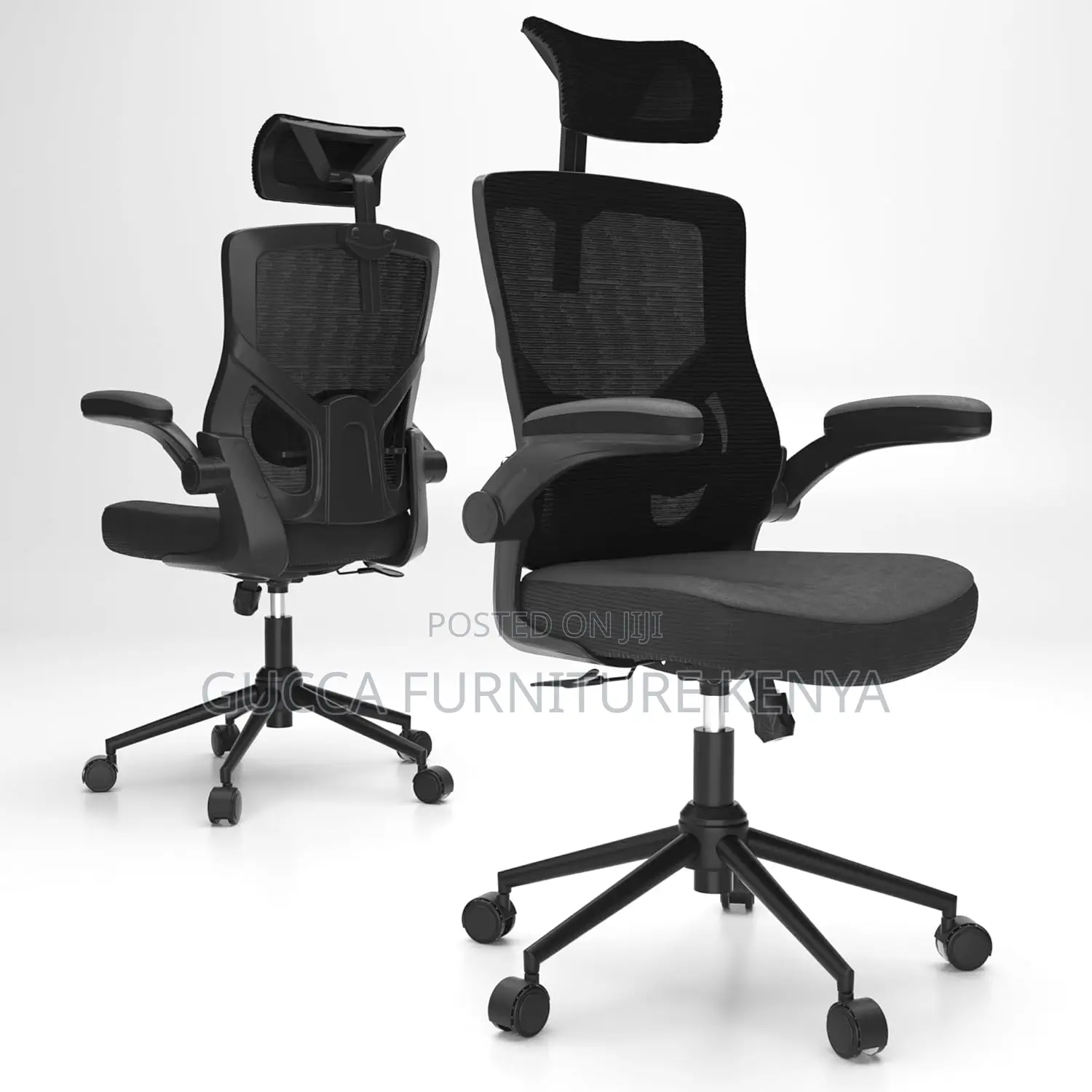 Ergonomic Desk Chair, High Back With Adjustable Height
