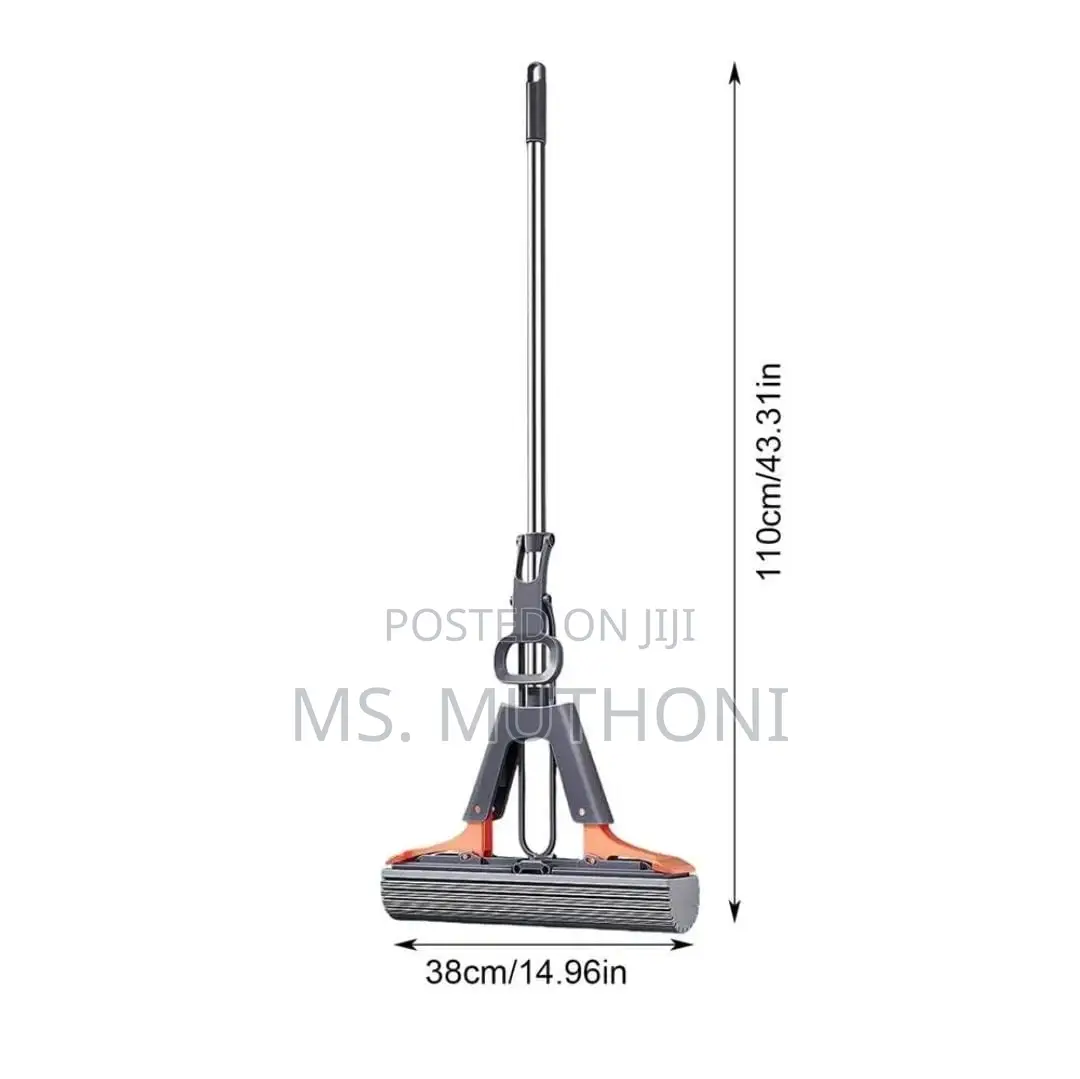 38cm X110cm Self Wringing Soaking Sponge Mop