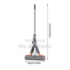 38cm X110cm Self Wringing Soaking Sponge Mop